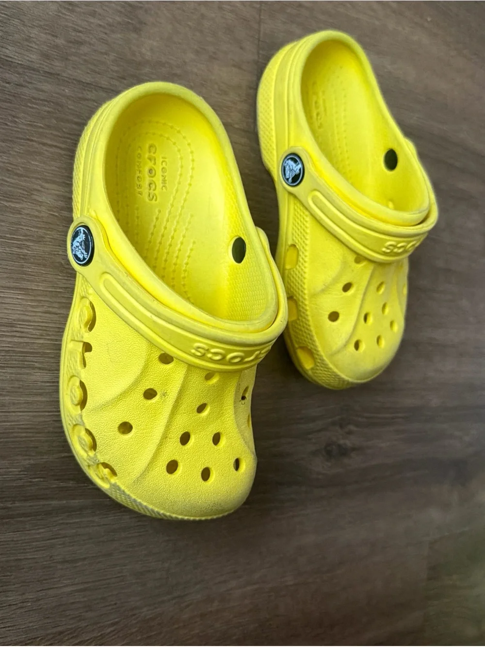 CROCS Kids Classic Clog in Yellow